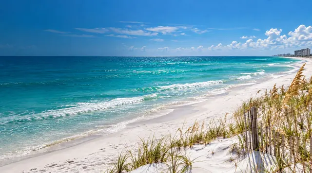 Dunes and Gulf shoreline near Destin